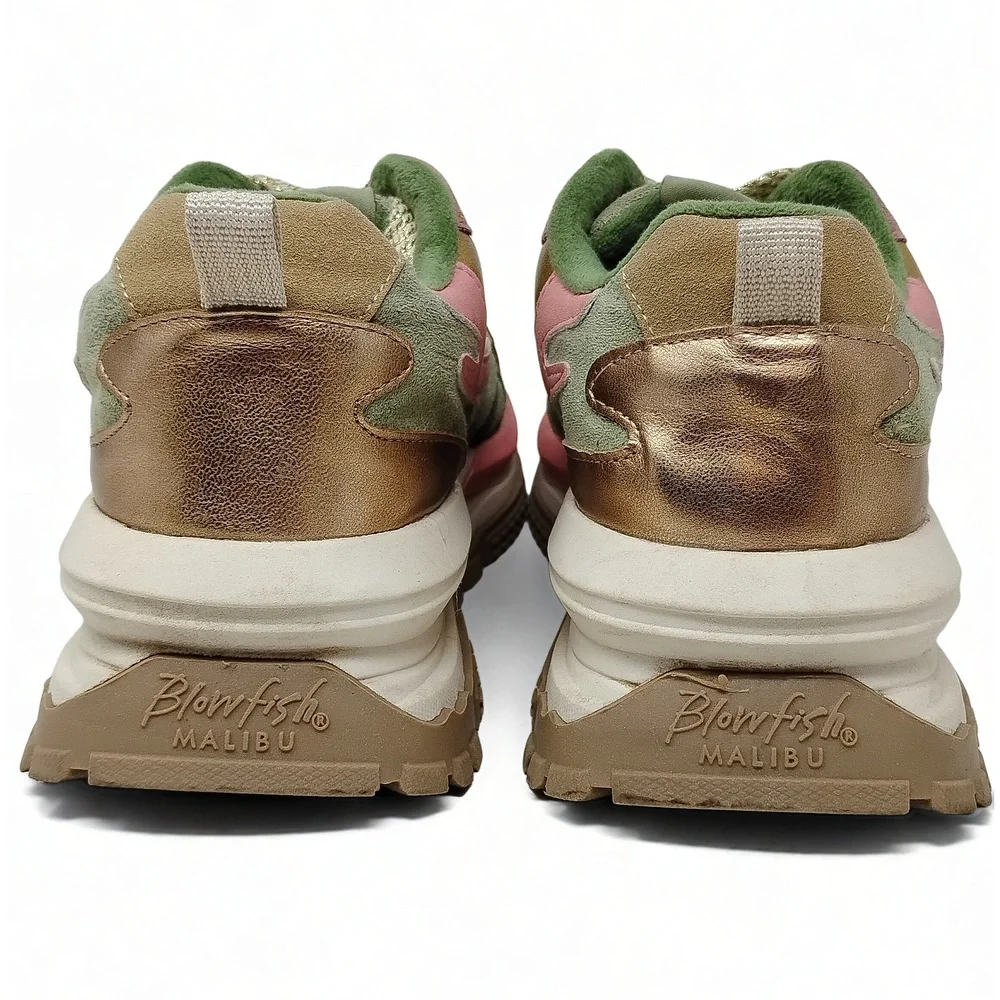 Blowfish Malibu Women Size 7.5 Suede Sneakers Streetwear Athleisure Runners